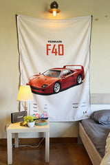 Ferrari F40 Tapestry