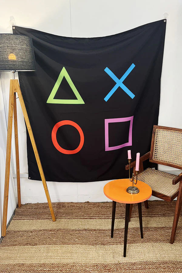 Neon Play Station Tapestry