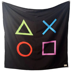 Neon Play Station Tapestry